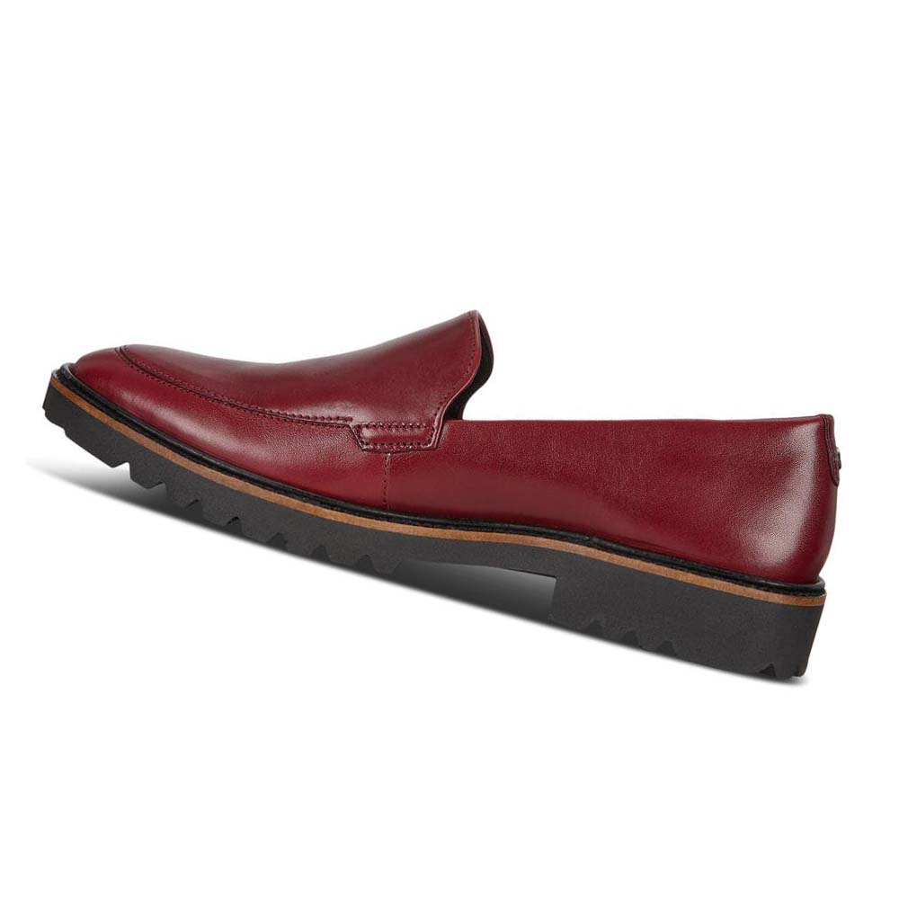 Women's Ecco Incise Tailored Dress Shoes Burgundy | USA 101HAP